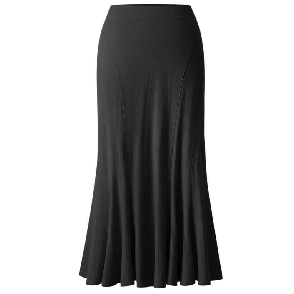 OGL Black Midi Skirt